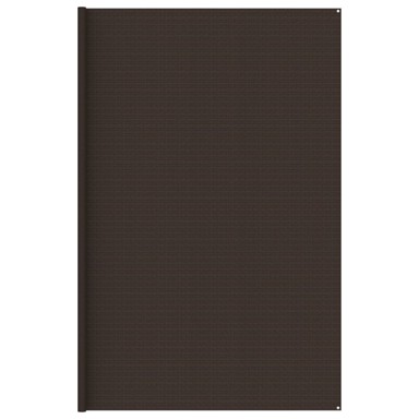 Tepih za šator, 400 x 400 cm, smeđi