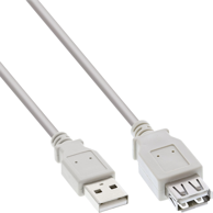 INLINE USB kabel 34603X, 3 m, bež