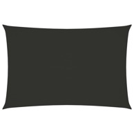 Jedro protiv sunca od tkanine Oxford pravokutno 6x8 m antracit