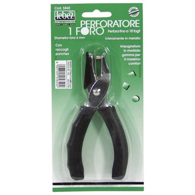 LEBEZ Bušilica za papir, 1 rupa, do 10 listova