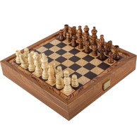 HANDCRAFTED Šah i Backgammon set, Olive Burl orah