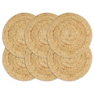 Podmetači 6 kom obični/prirodni 38 cm okrugli od jute