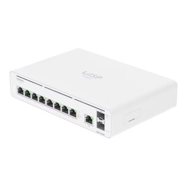 UBIQUITI Switch UISP, upravljani, 9x GE portova, 2x SFP+ porta, bijela