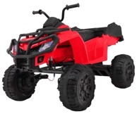 Quad na akumulator All-terrain 4 x 4, crveni