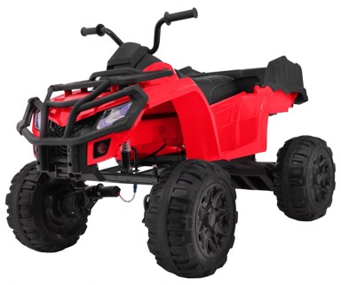 Quad na akumulator All-terrain 4 x 4, crveni