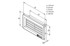 HACO Ventilacijska rešetka VM, 110 × 55 mm, bijela