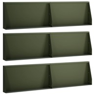 Zid za zadržavanje, 80 x 12 x 30 cm, set 6 kom., čelik