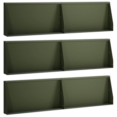 Zid za zadržavanje, 80 x 12 x 30 cm, set 6 kom., čelik