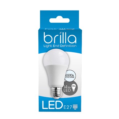 BRILLA LED žarulja, A60, 14W, 1521lm, 6500K