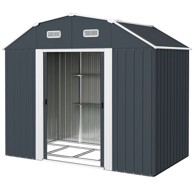 HOMESTAR Vrtna sjenica 238 x 132 x 198,5 cm, tamnosiva