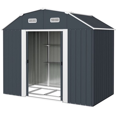 HOMESTAR Vrtna sjenica 238 x 132 x 198,5 cm, tamnosiva