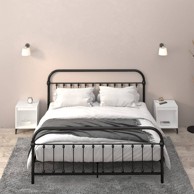 Noćni ormarići 2 kom Bijela 40x35x50 cm