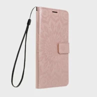 MEZZO Torbica Book Case Mandala, preklopna, za Xiaomi Redmi Note 14 Pro 5G, rose gold