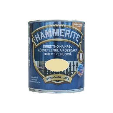 HAMMERITE Boja za metal Smooth - sjajni lak magnolia 0,75 l