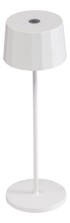 KETTLER Stolna lampa Ribbed, bijela