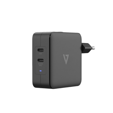V7 Hub punjač 65W, 2x USB-C