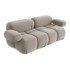 MAKAMII Bež baršunasti sofa 190 cm Lokua, 190x96x70,05 cm