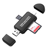 MG Čitač kartica USB-C/USB, crno