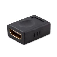 SAVIO Adapter HDMI Ž – HDMI Ž, ravan, crni