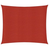 Jedro za zaštitu od sunca 160 g/m² 7 x 7 m HDPE, crvena