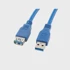 LANBERG USB kabel CA-US3E-10CC-0018-B, USB 3.0, USB A, plavi, 1.8m