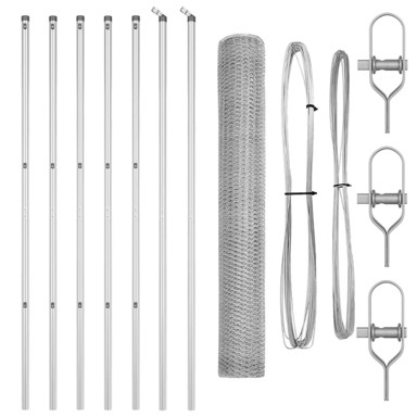 Šesterokutna ograda 1.2x10 m, pocinčani čelik
