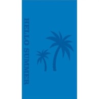 Ručnik za plažu, 70x150cm, palme, plave