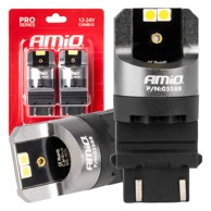 AMIO LED žarulje CANBUS PRO Series 3157 P27/7W 4x3030 SMD bijele 12V/24V