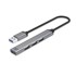 ACT USB HUB AC6325, 4-portni, 1x USB 3.0 + 3x USB 2.0, 5 Gbps, sivi
