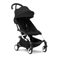 STOKKE Kolica YOYO³ 6+, bijeli okvir, crna