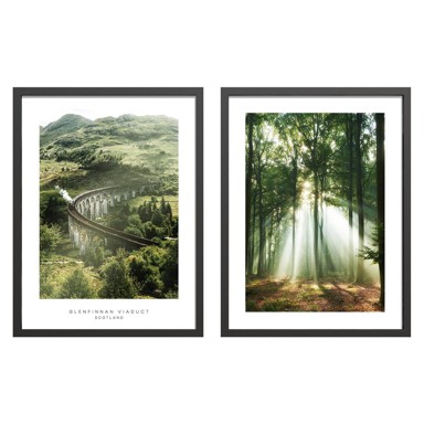 STYLER Slike u setu 2 kom 30x40 cm Woods