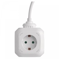 EMOS Razdjelnik i produžetak P04219GU, kocka, 4 utičnice, 2 USB