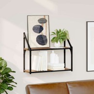 Polica na zidu 60 x 21 x 51 cm konstruirano drvo, staro drvo