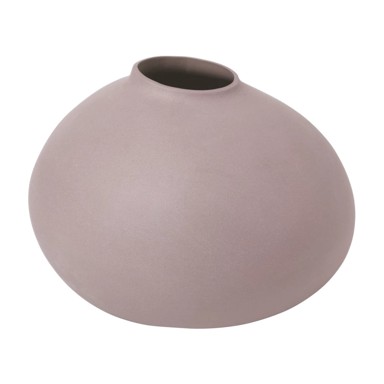 BLOMUS Vaza svijetlo ružičasta porculanska Nona, visina 13 cm