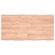 Stolna ploča svjetlosmeđa 120x60x6 cm od obrađene hrastovine