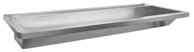 NOFER Zidni dvostruki umivaonik 1200x130x500 mm, inox mat
