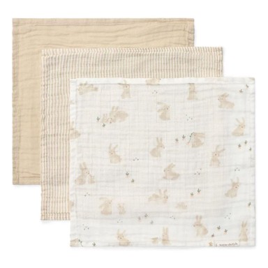 LITTLE DUTCH Krpice za lice, 2 kom, Baby Bunny TE51795033