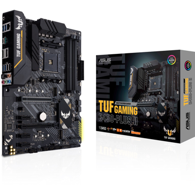ASUS Matična ploča TUF Gaming B450-PLUS II, AMD B450, DDR4, ATX, AM4