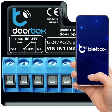 BLEBOX Kontroler za vrata DoorBox, bežični, iOS/Android