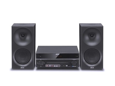 AKAI Mikro linija AM-301-B, CD, FM radio, 2 × 20 W, daljinski upravljač, crna boja