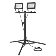 Dvostruka reflektorska svjetiljka, 2x50W, SMD LED, 8500lm, 230V, na stativu 1.8m