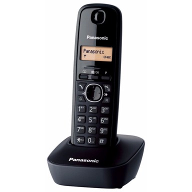 PANASONIC Bežični telefon crni KX-TG1611FXH/PDH