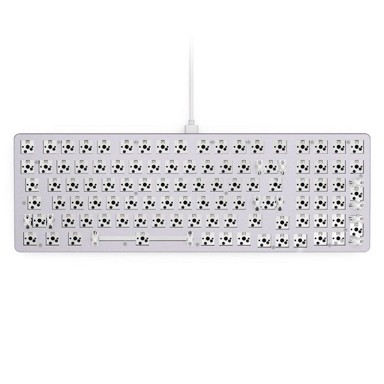 GLORIOUS Tipkovnica GMMK 2 Full-Size - Barebone, ANSI-Layout, bijela GLO-GMMK2-96-RGB-W