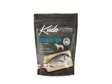KUDO Suha hrana za pse Adult Mini, jadranska riba, 3 kg