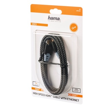 HAMA HDMI kabel, 8K, ethernet, pozlaćeni konektori, 1.5 m