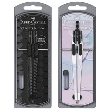 FABER-CASTELL Šestar Dark & Bright 574444 + mine sortirano blister