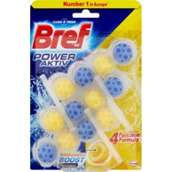 BREF Power aktiv sredstvo za čišćenje kupaonice Lemon 3x50 g