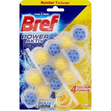 BREF Power aktiv sredstvo za čišćenje kupaonice Lemon 3x50 g