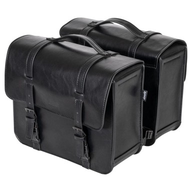 LOUIS Kožne bočne torbe za motocikl, 2x12 l