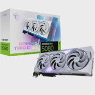 MSI Grafička kartica GAMING GeForce RTX 5080 TRIO OC WHITE 16G 16GB GDDR7